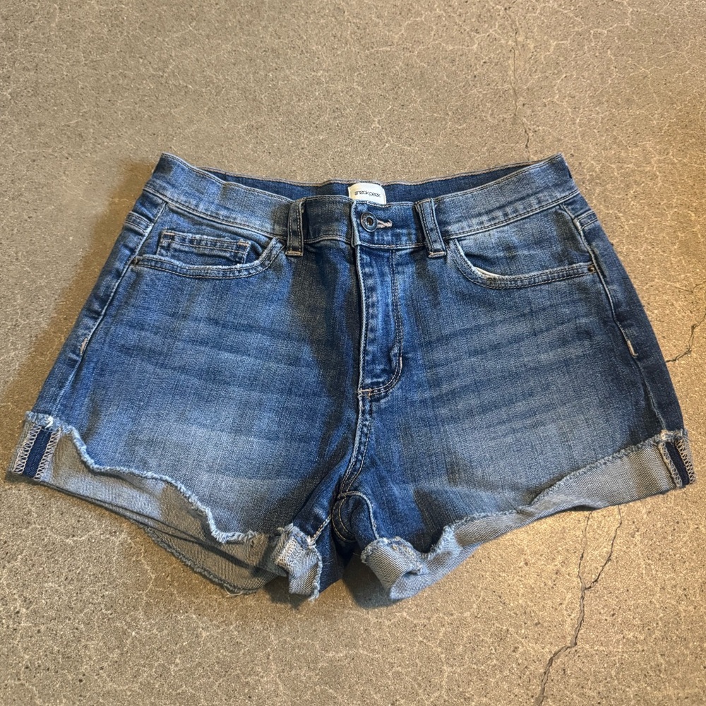 Stylish Blue Denim Jean Shorts